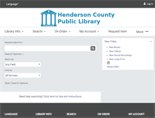 Tablet Screenshot of explore.hcpl.org